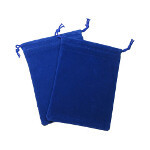 Cloth Dice Bag: Small Blue